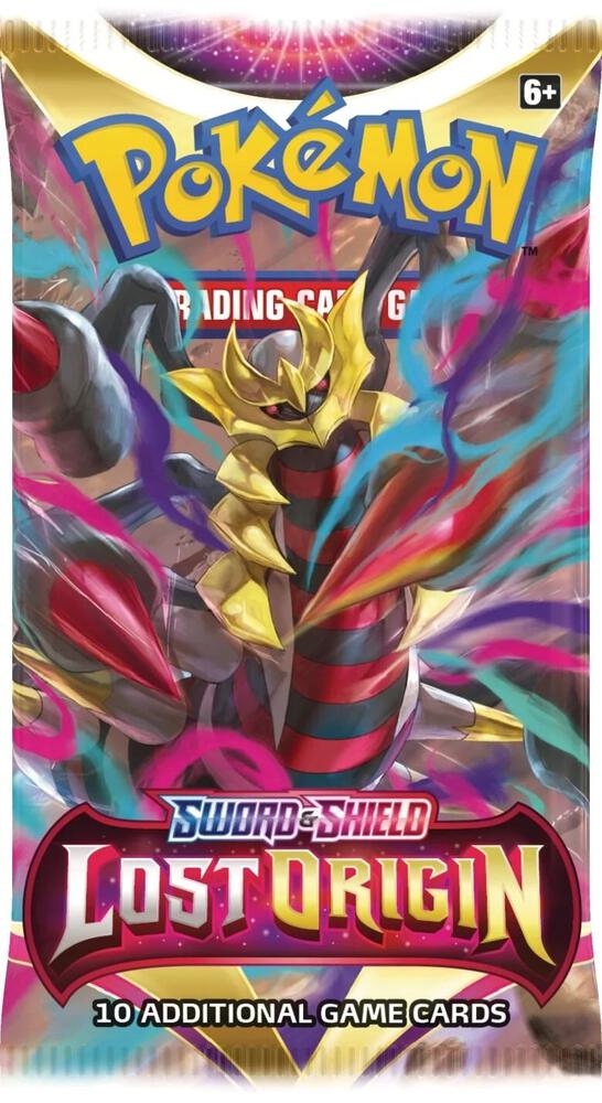 Pokémon Lost Origin Booster Pack, Sealed, English — front of booster-pack packaging