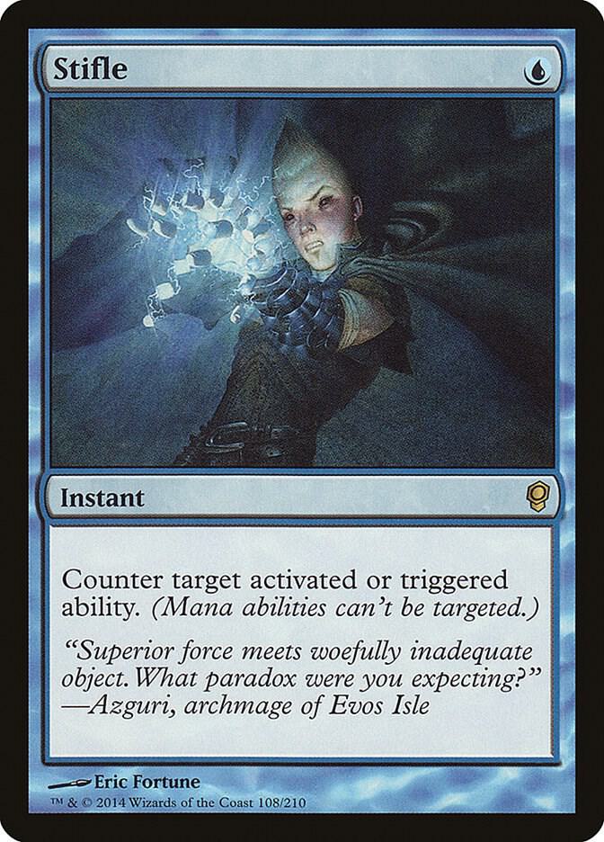 Magic Stifle #108 Conspiracy Rare Non-Foil Near Mint English Trading Card — catalog front, TCGplayer SKU 1188255