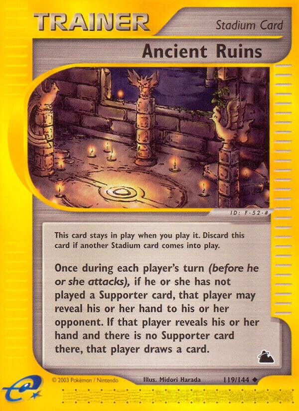 Pokémon Ancient Ruins #119/144 Skyridge Uncommon Non-Foil Near Mint English Trading Card — catalog front, TCGplayer SKU 1189521