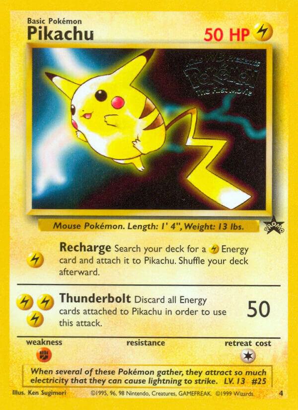 Pokémon Pikachu #04/53 WoTC Promo Movie Promo Non-Foil Near Mint English Trading Card — catalog front, TCGplayer SKU 1194035