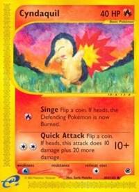 Pokémon Cyndaquil #104/165 Expedition 104 Non-Foil Lightly Played English Trading Card — catalog front, TCGplayer SKU 1197862