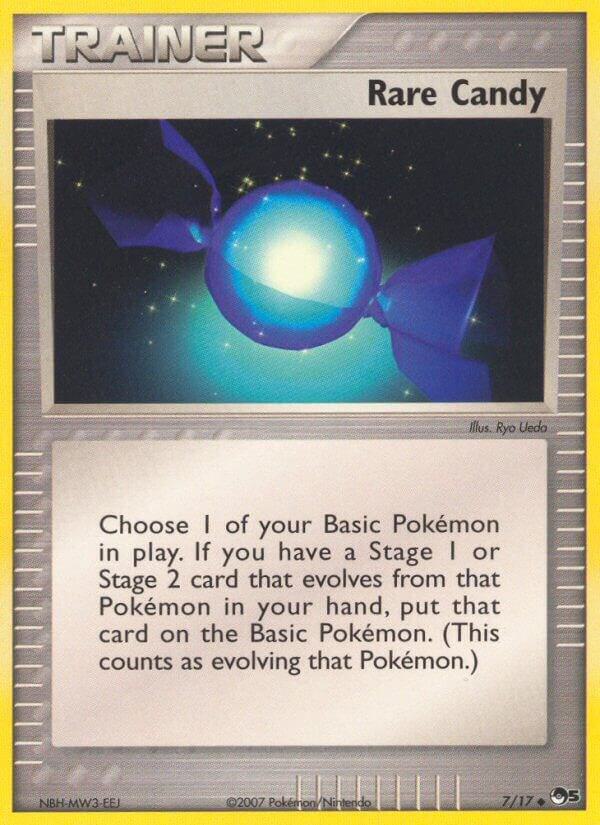 Pokémon Rare Candy #007/017 POP Series 5 Uncommon Non-Foil Moderately Played English Trading Card — catalog front, TCGplayer SKU 1209253