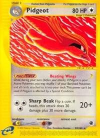 Pokémon Pidgeot #059/165 Expedition 59 Non-Foil Heavily Played English Trading Card — catalog front, TCGplayer SKU 1216036