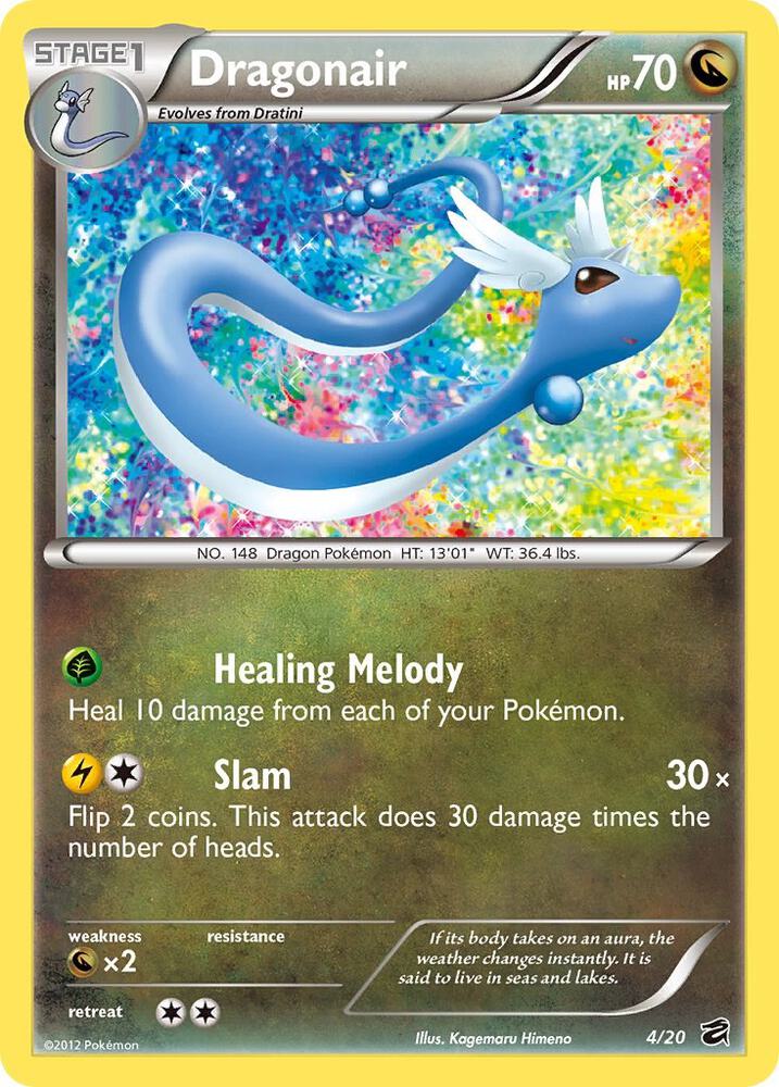Pokémon Dragonair #4/20 Dragon Vault 4 Holofoil Near Mint English Trading Card — catalog front, TCGplayer SKU 1264647