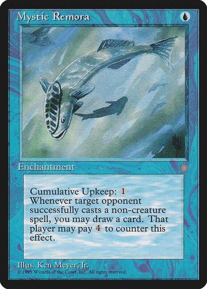 Magic Mystic Remora #87 Ice Age Common Non-Foil Near Mint English Trading Card — catalog front, TCGplayer SKU 18680