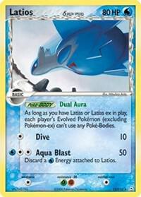 Pokémon Latios - 012/110 #12/110 EX Holon Phantoms Delta Species Holofoil Lightly Played English Trading Card — catalog front, TCGplayer SKU 2829525