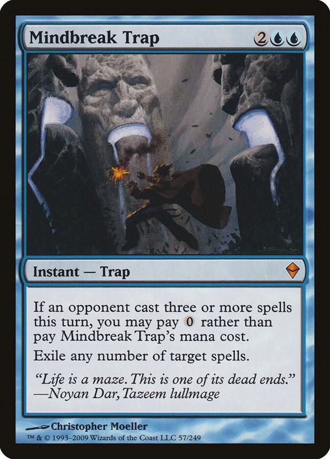 Magic Mindbreak Trap #57 Zendikar Mythic Rare Non-Foil Near Mint English Trading Card — catalog front, TCGplayer SKU 315227