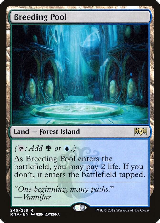 Magic Breeding Pool #246 Ravnica Allegiance Rare Foil Near Mint English Trading Card — catalog front, TCGplayer SKU 3929081