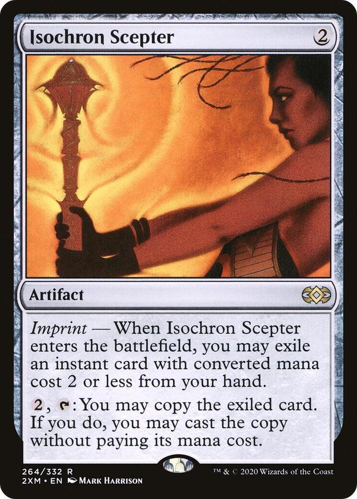 Magic Isochron Scepter #264 Double Masters Rare Non-Foil Near Mint English Trading Card — catalog front, TCGplayer SKU 4515480
