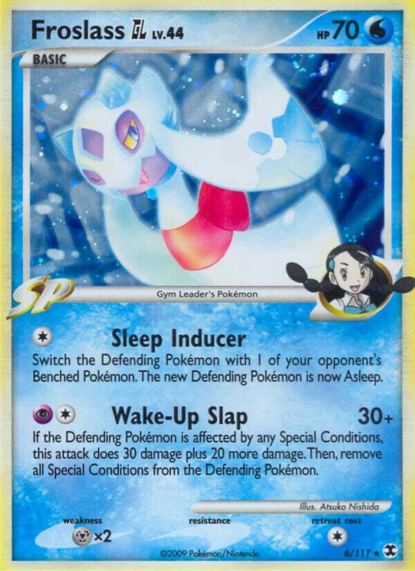 Pokémon Froslass GL #6/111 Rising Rivals Holo Rare Reverse Holofoil Near Mint English Trading Card — catalog front, TCGplayer SKU 5037082