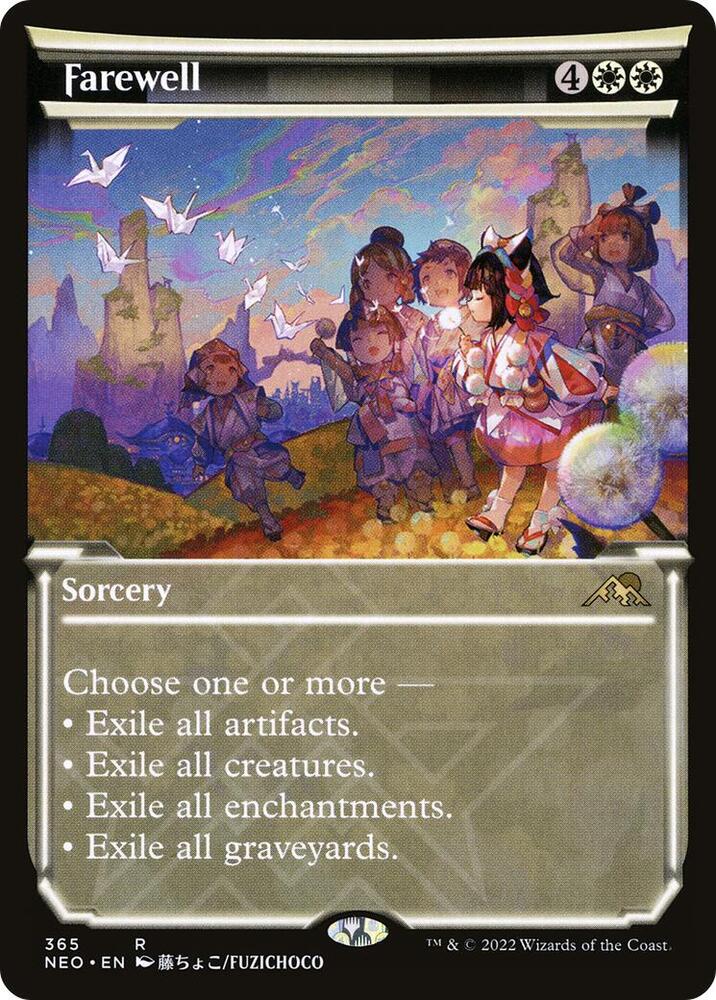 Magic Farewell #365 Kamigawa: Neon Dynasty Showcase Foil Near Mint English Trading Card — catalog front, TCGplayer SKU 5421823
