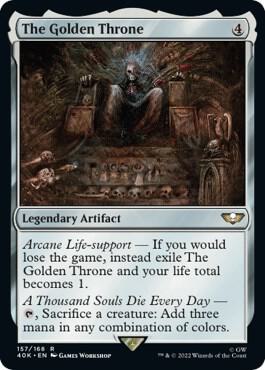 Magic The Golden Throne #157 Universes Beyond: Warhammer 40,000 Rare Non-Foil Near Mint English Trading Card — catalog front, TCGplayer SKU 5825433
