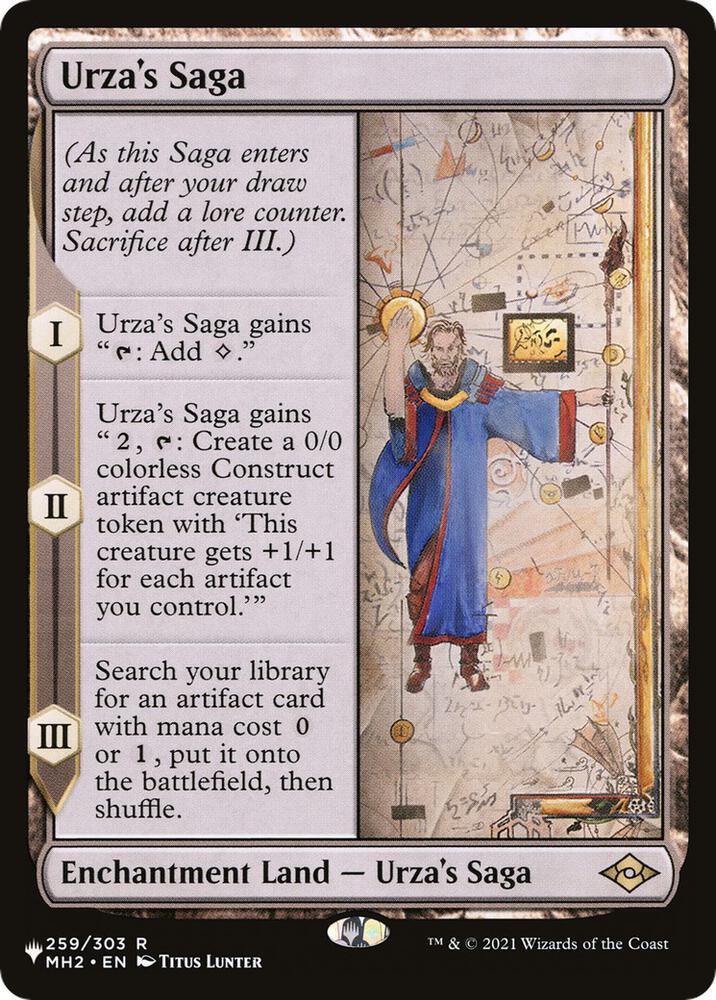 Magic Urza's Saga #259/303 The List Reprints Rare Non-Foil Near Mint English Trading Card — catalog front, TCGplayer SKU 6734538