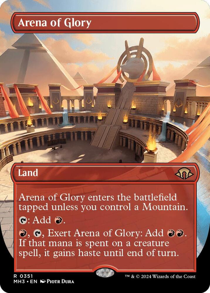 Magic Arena of Glory #351 Modern Horizons 3 Borderless Non-Foil Near Mint English Trading Card — catalog front, TCGplayer SKU 7960499