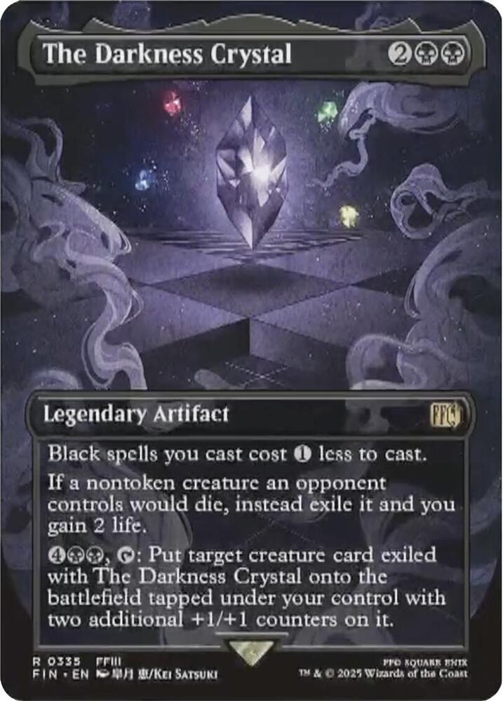 Magic The Darkness Crystal #335 FINAL FANTASY Borderless Non-Foil Near Mint English Trading Card — catalog front, TCGplayer SKU 8691345
