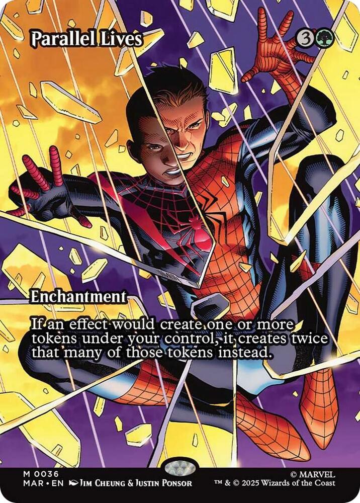 Magic Parallel Lives #36 Marvel Universe Eternal-Legal Borderless Non-Foil Near Mint English Trading Card — catalog front, TCGplayer SKU 8916354