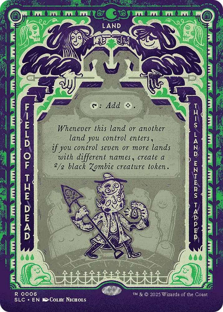 Magic Field of the Dead #6 Secret Lair Countdown Kit Rare Non-Foil Near Mint English Trading Card — catalog front, TCGplayer SKU 8992818