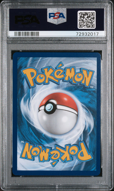 Pokémon Pikachu #160 Sword and Shield Crown Zenith Full Art 2023 English PSA 10, back of PSA slab with certification label, cert 72932017