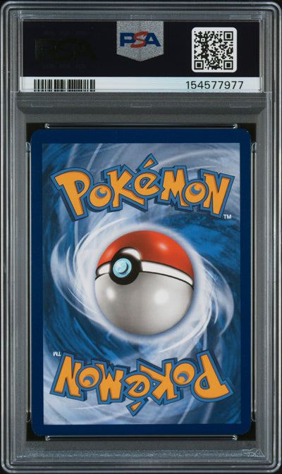 Pokémon Espeon & Deoxys GX #SM240 Sm Black Star Promo Tag Team Powers Collection 2020 English PSA 9, back of PSA slab with certification label, cert 154577977