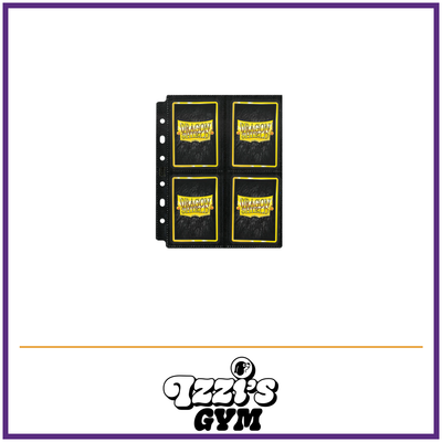 Dragon Shield 8 Pocket Pages - Regular - Standard Size — New product photo with the approved Izzi’s Gym logo