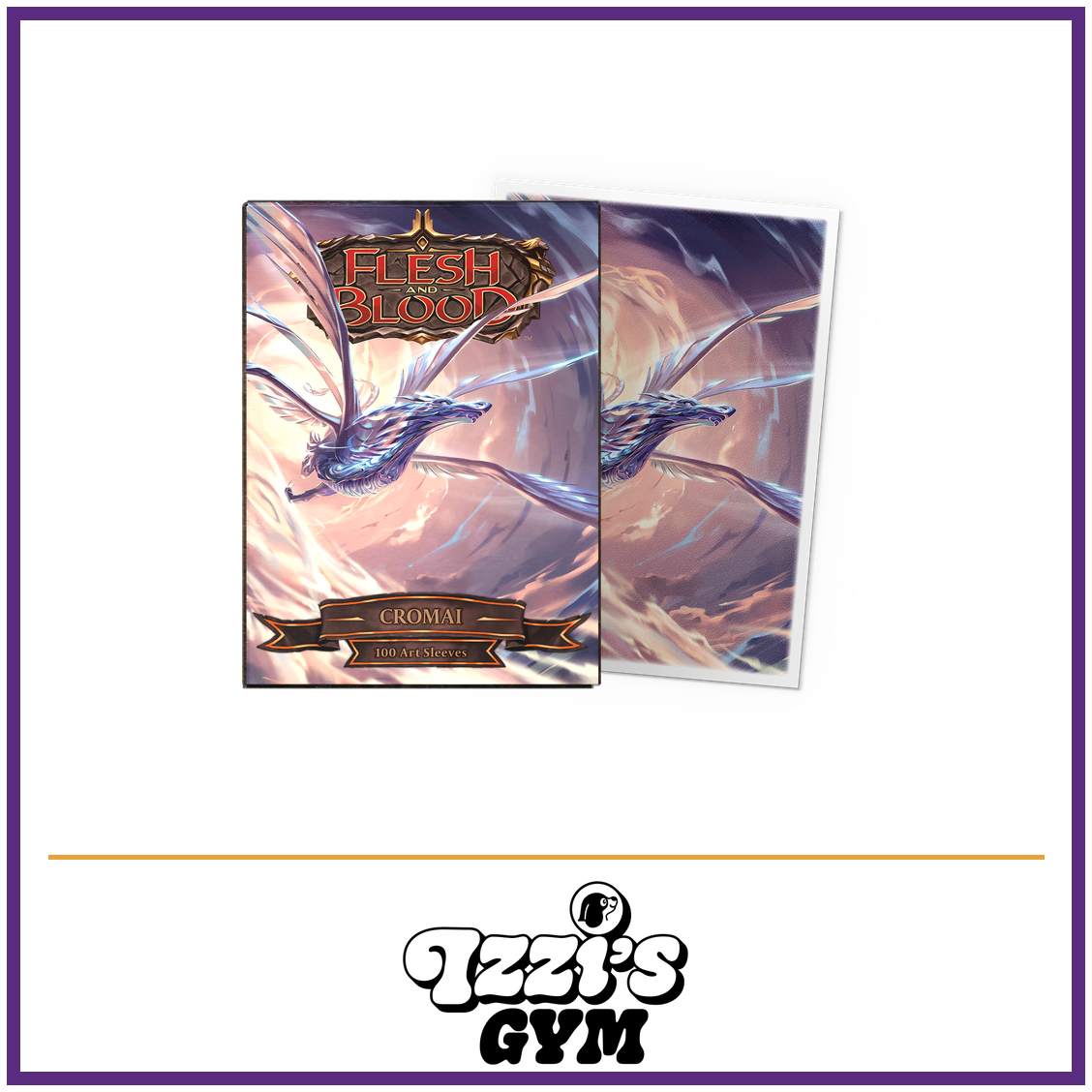 Dragon Shield Cromai - Matte Art Sleeves - 100 Count — New product photo with the approved Izzi’s Gym logo