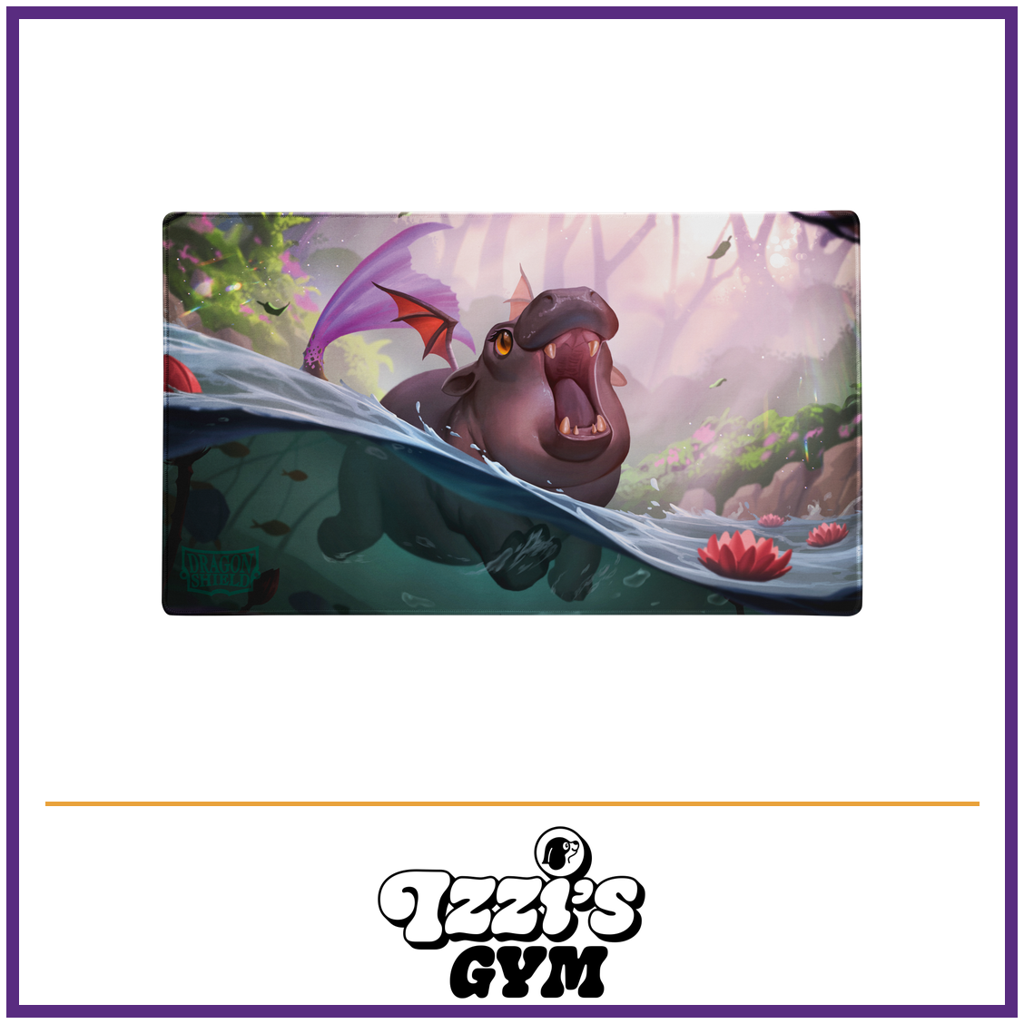 Dragon Shield The Snortle - TCG Playmat — New product photo with the approved Izzi’s Gym logo