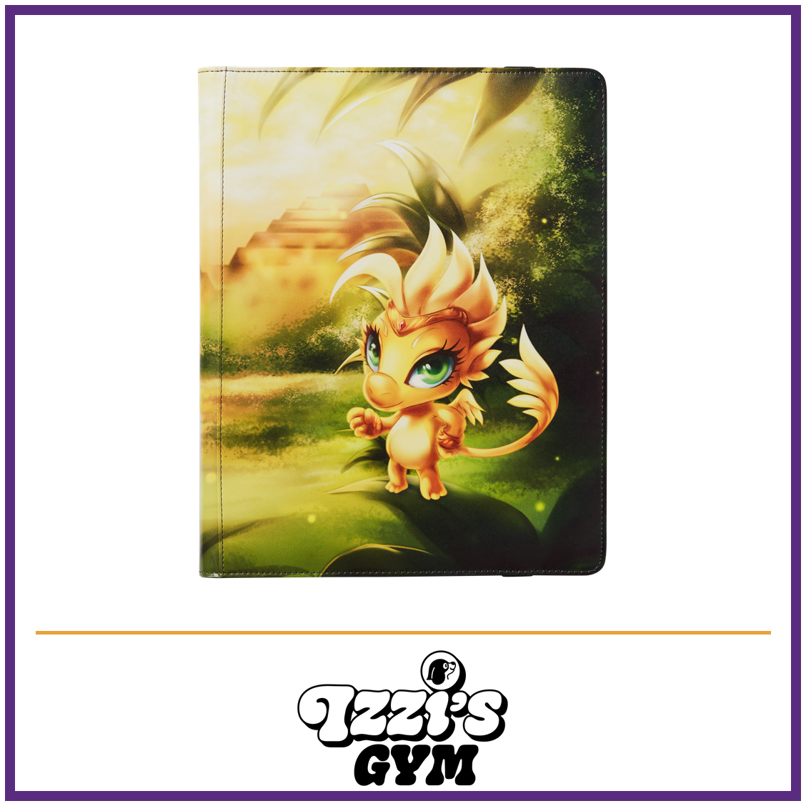 Dragon Shield Dorna - Card Codex Portfolio — New product photo with the approved Izzi’s Gym logo