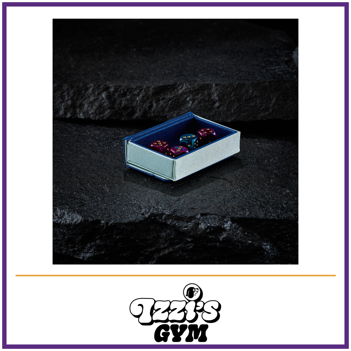 Dragon Shield Dragon Tray - Blue & Mint — New product photo with the approved Izzi’s Gym logo