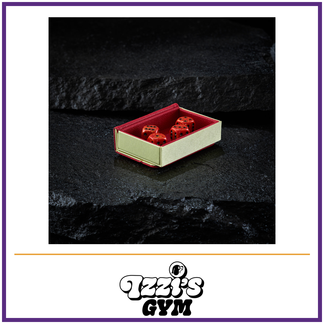 Dragon Shield Dragon Tray - Red & Lemon — New product photo with the approved Izzi’s Gym logo