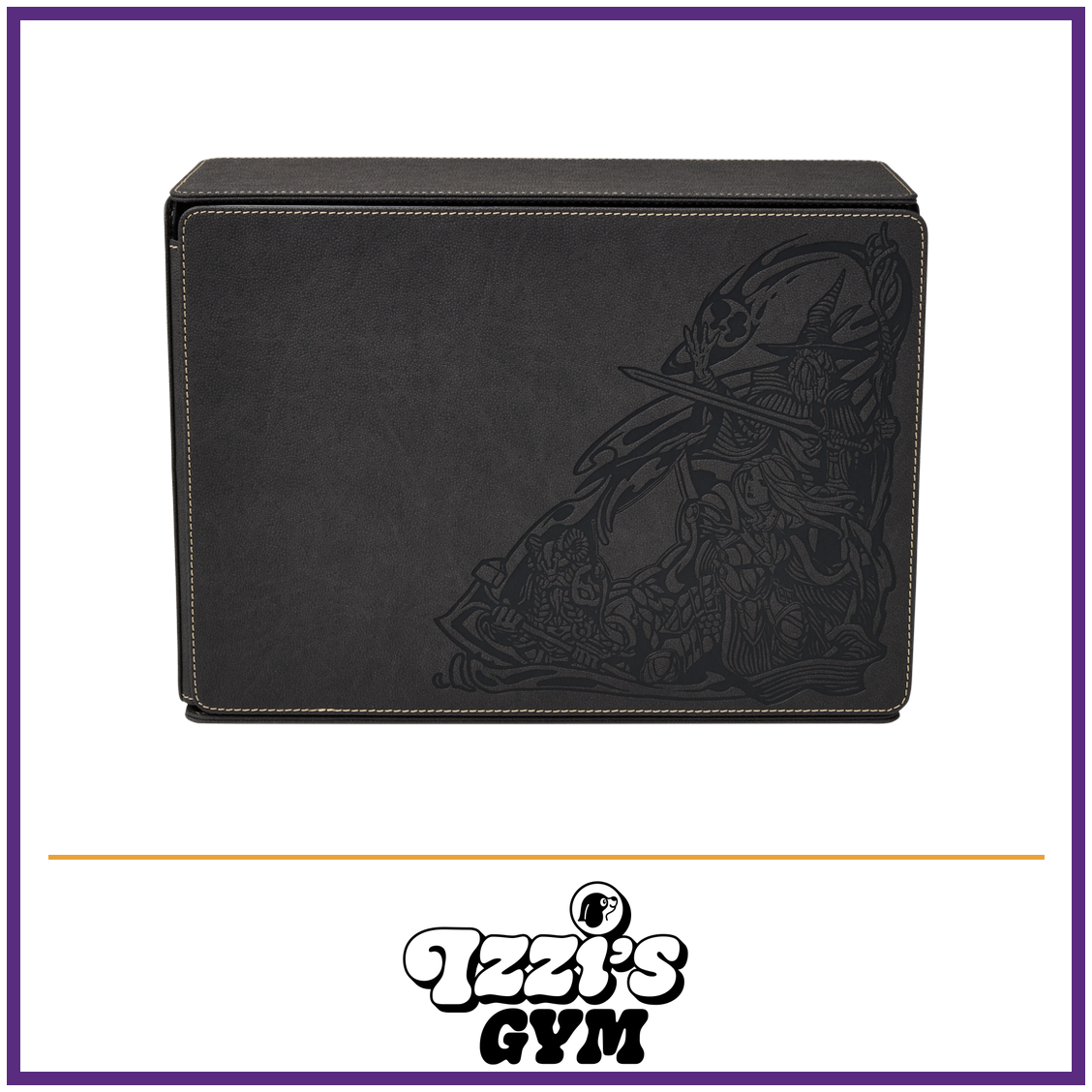 Dragon Shield Game Master Companion - Iron Grey — New product photo with the approved Izzi’s Gym logo