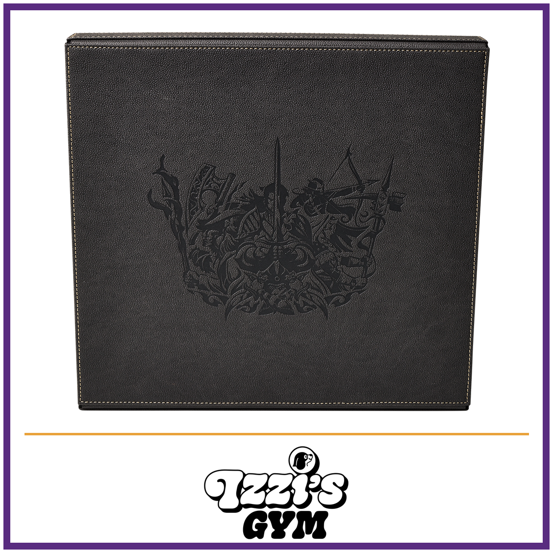 Dragon Shield Player Companion - Iron Grey — New product photo with the approved Izzi’s Gym logo