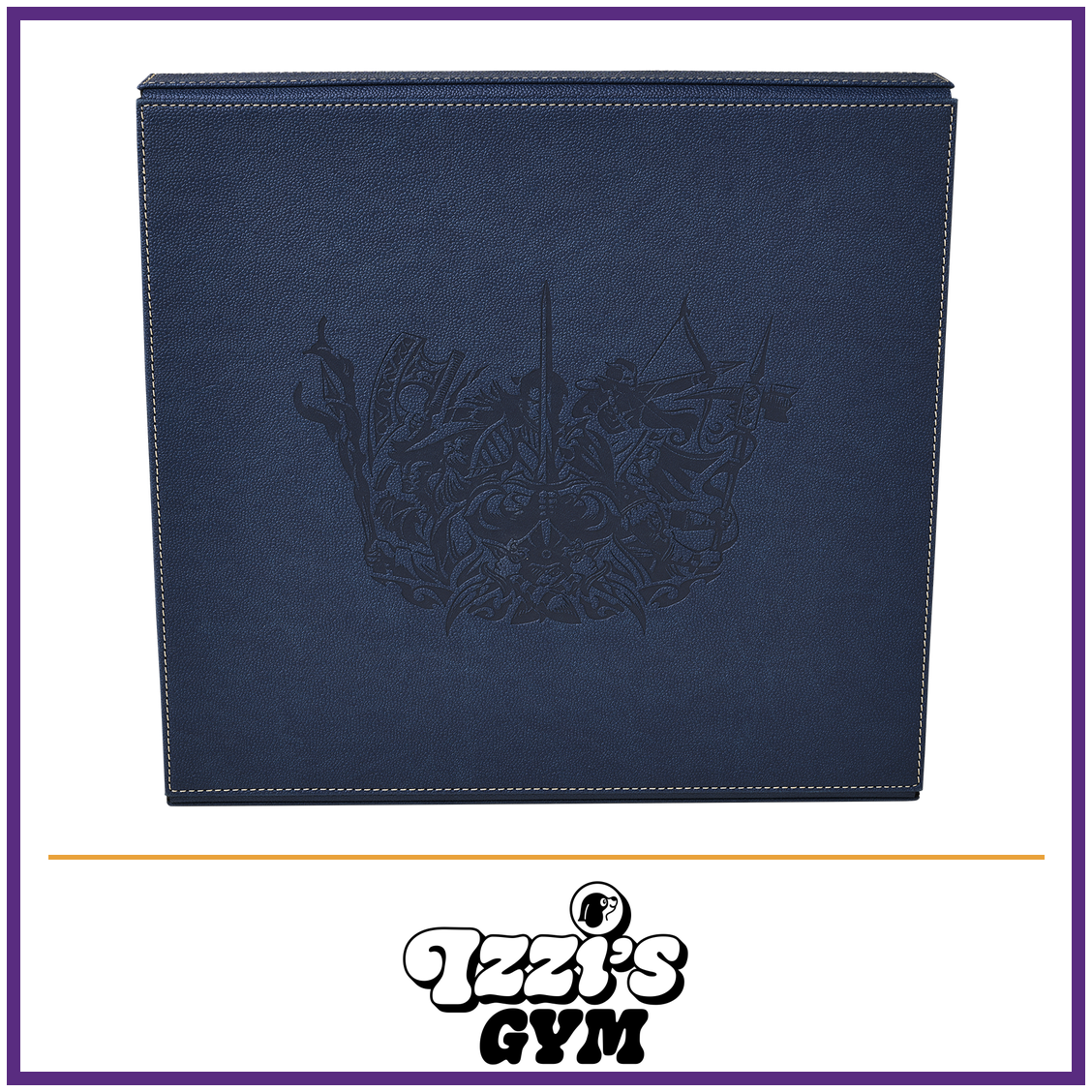 Dragon Shield Player Companion - Midnight Blue — New product photo with the approved Izzi’s Gym logo