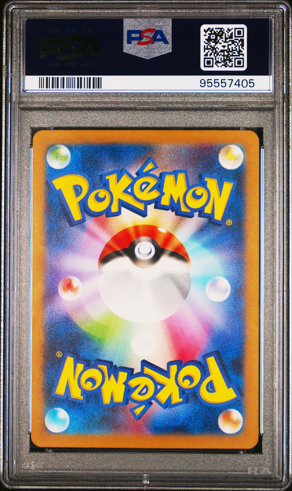 Pokémon Mew #183 Japanese Sword & Shield VSTAR Universe Full Art 2022 Japanese PSA 10, back of PSA slab with certification label, cert 95557405