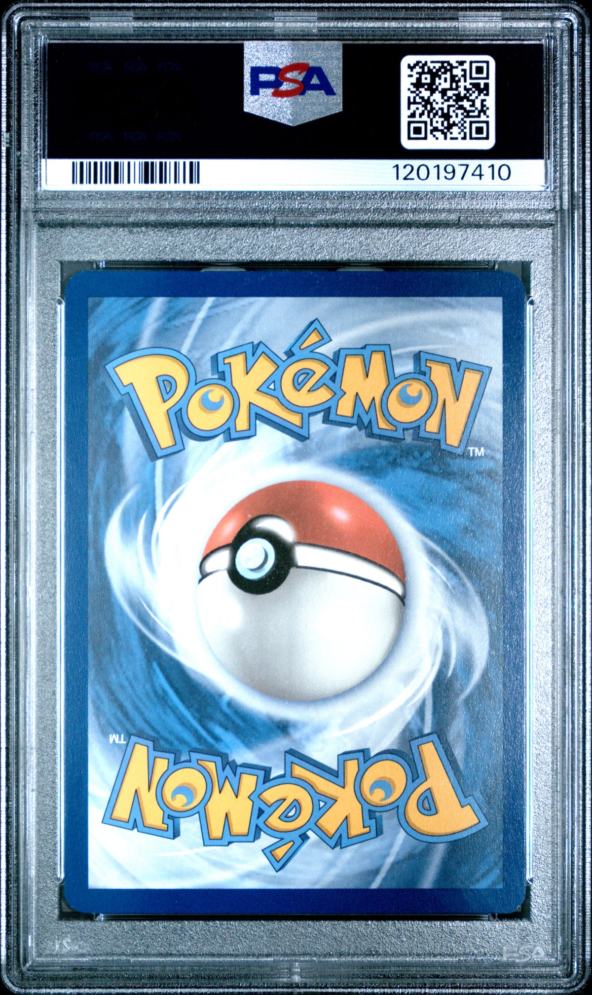 Pokémon Gastly #177 Temporal Forces Illustration Rare 2024 English PSA 9, back of PSA slab with certification label, cert 120197410