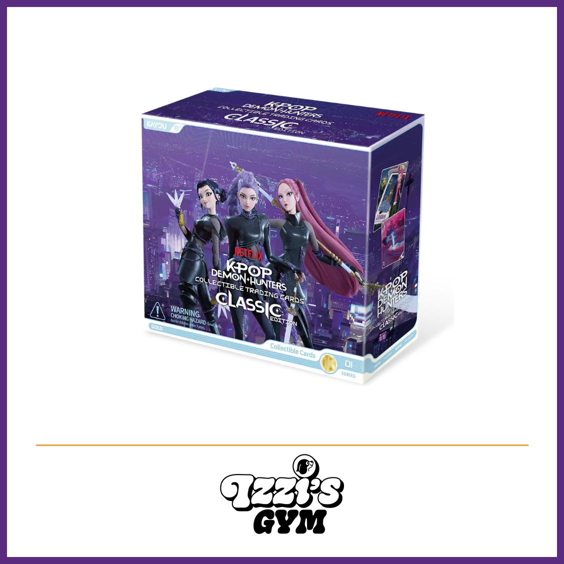 KAYOU KPop Demon Hunters: Classic Edition Display Box — original photo with Izzi’s Gym frame