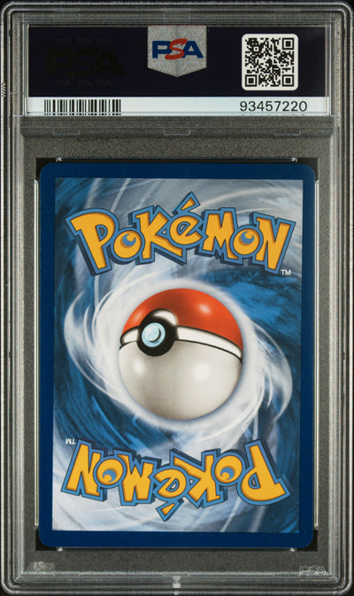 Pokémon Pidgeot EX #104 Xy Evolutions Full Art 2016 English PSA 10, back of PSA slab with certification label, cert 93457220