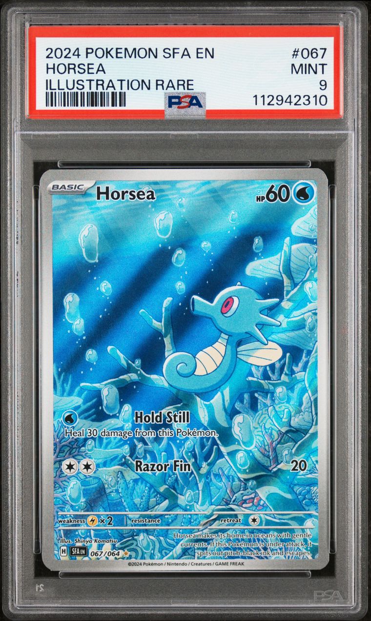 2024 Pokemon Sfa En-Shrouded Fable 067 Horsea — PSA 9, cert 112942310