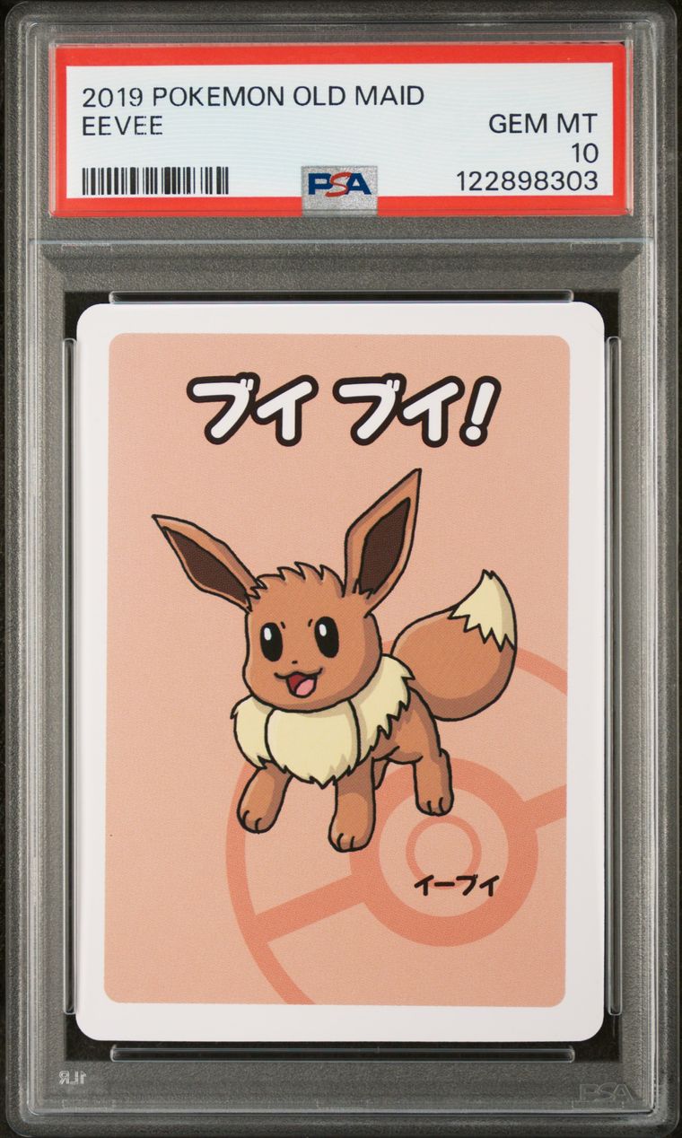 2019 Pokemon Old Maid Eevee — PSA 10, cert 122898303