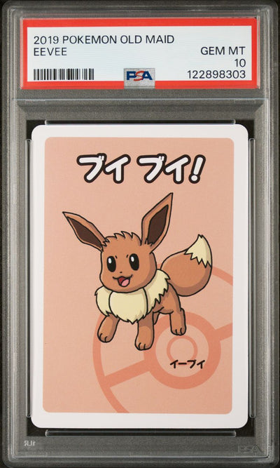 2019 Pokemon Old Maid Eevee — PSA 10, cert 122898303