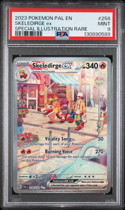 Skeledirge Ex — PSA 9, cert 130890589