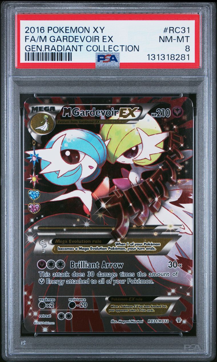 M Gardevoir Ex — PSA 8, cert 131318281