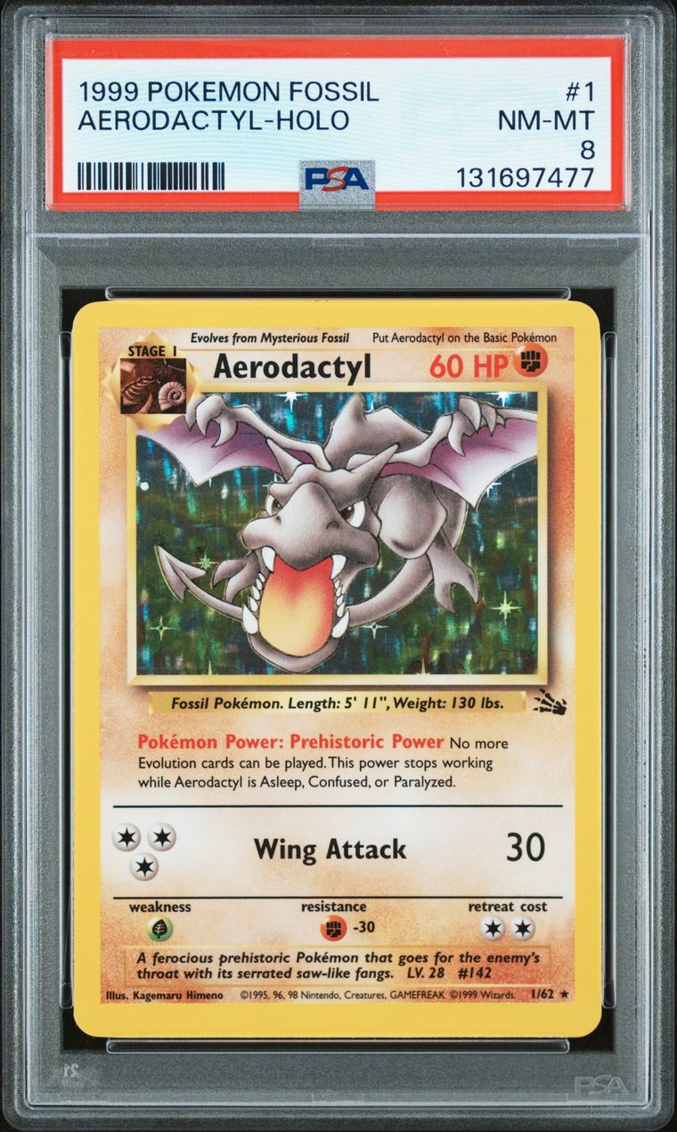 Aerodactyl — PSA 8, cert 131697477