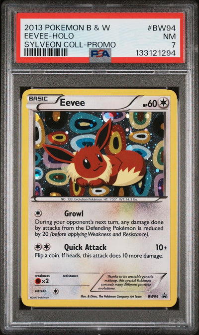 Eevee-Holo Sylveon Collection — PSA 7, cert 133121294
