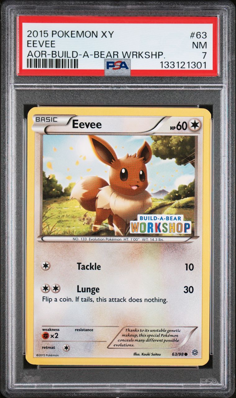 Eevee Build-A-Bear Workshop — PSA 7, cert 133121301