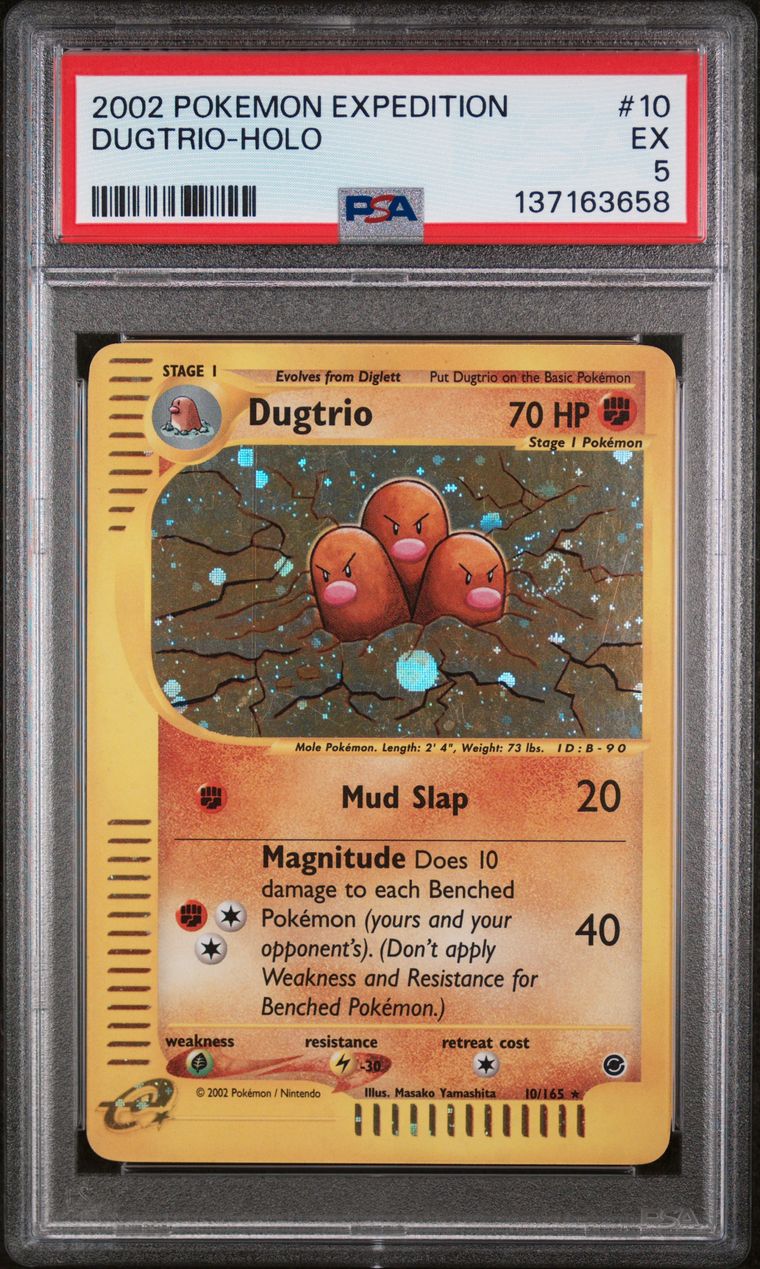 Dugtrio — PSA 5, cert 137163658