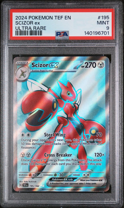 Scizor Ex — PSA 9, cert 140196701