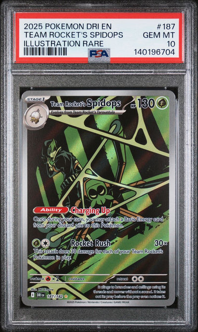 Team Rocket's Spidops — PSA 10, cert 140196704