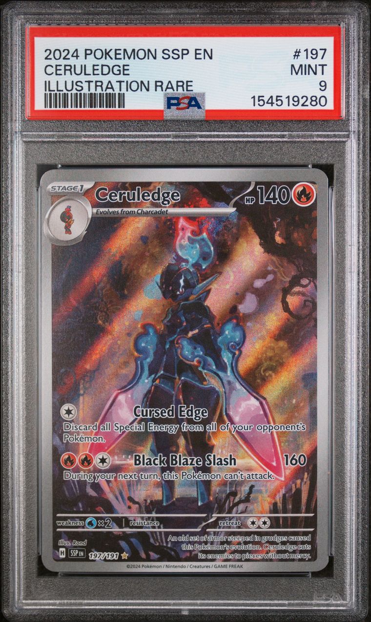 Ceruledge — PSA 9, cert 154519280