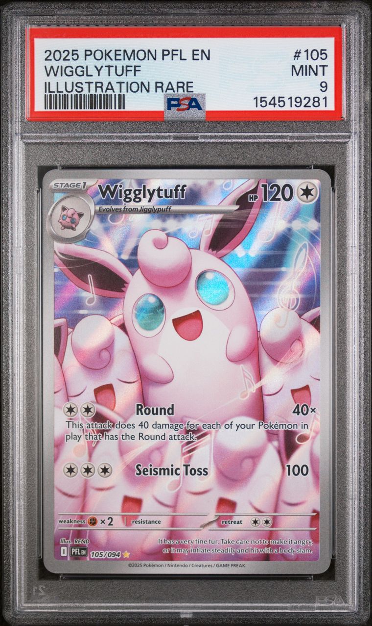 Wigglytuff — PSA 9, cert 154519281