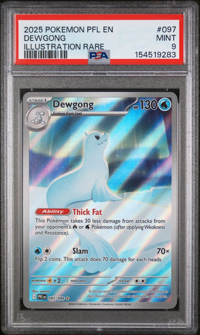 Dewgong — PSA 9, cert 154519283